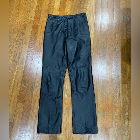 Wilsons Leather Pants - WILSONS LEATHER black leather pants